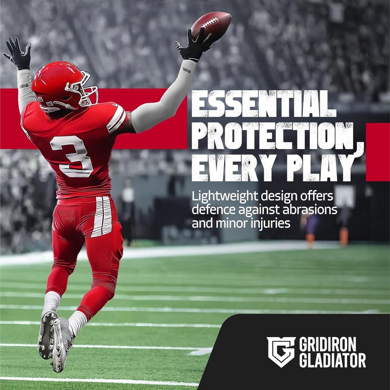 Gridiron Gladiator Football Arm Sleeve - Sport Compression Sleeves Men Women - Lightweight Breathable UPF 50+ Sun Protection - Image 5